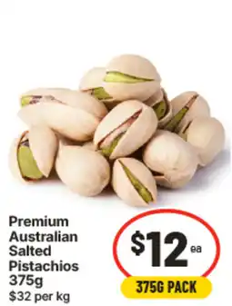 IGA Premium Australian Salted Pistachios offer