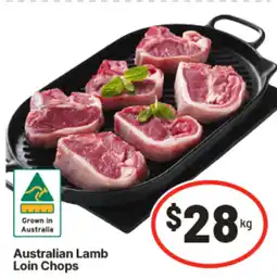 IGA Australian Lamb Loin Chops offer