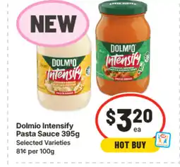 IGA Dolmio Intensify Pasta Sauce offer