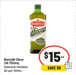 IGA Bertolli Olive Oil offer