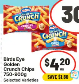 IGA Birds Eye Golden Crunch Chips offer