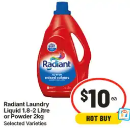IGA Radiant Laundry Liquid or Powder offer
