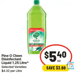 IGA Pine O Cleen Disinfectant Liquid offer