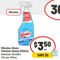 IGA Windex Glass Cleaner Spray offer