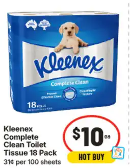 IGA Kleenex Complete Clean Toilet Tissue offer