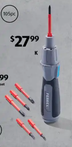 ALDI 4V Li-ion Cordless Screwdriver offer