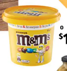 ALDI M&M's Peanut Bucket offer