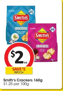 Coles Smith's Crackers offer