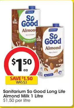 Coles Sanitarium So Good Long Life Almond Milk offer