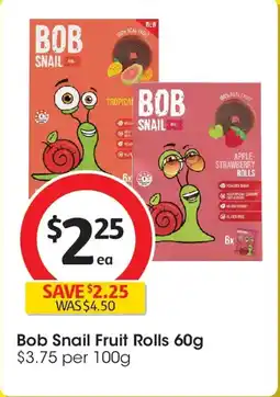 Coles Bob Snail Fruit Rolls offer