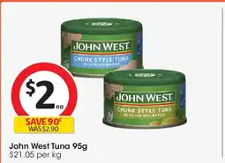 Coles John West Tuna offer