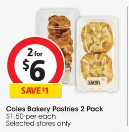 Coles Coles Bakery Pastries offer