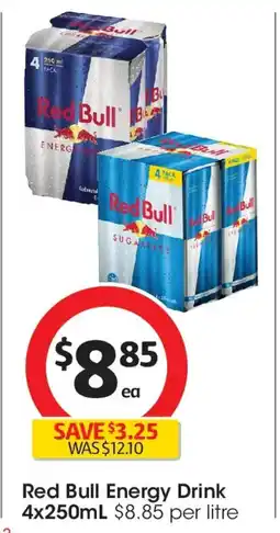 Coles Red Bull Energy Drink offer