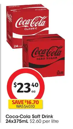 Coles Coca-Cola Soft Drink offer
