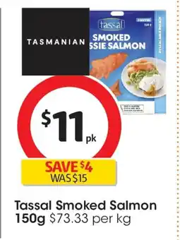 Coles Tassal Smoked Salmon offer