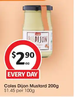Coles Coles Dijon Mustard offer
