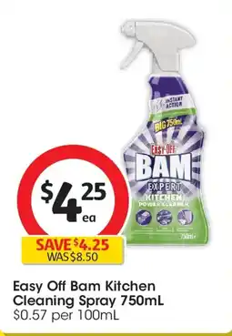 Coles Easy Off Bam Degreaser Cleaner offer