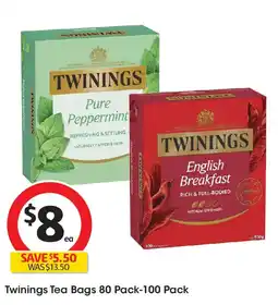 Coles Twinings English Breakfast Tea Bags offer