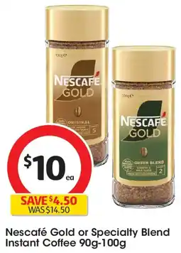 Coles Nescafe gold original premium instant coffee offer