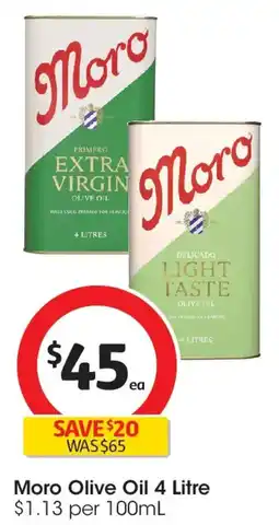 Coles La espanola extra virgin olive oil mild flavour offer