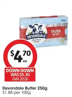 Coles Devondale regular pat butter offer