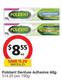 Coles Polident Denture Adhesive offer