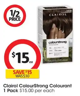 Coles Clairol Colour Strong 5.0 Medium Brown offer