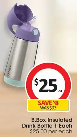 Coles B.box Insulated Drink Bottle Assorted 350l offer