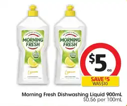 Coles Morning Fresh Lemon Dishwashing Liquid offer
