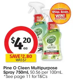 Coles Pine o cleen multipurpose eucalyptus trigger offer
