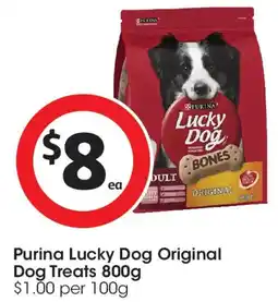 Coles Purina Lucky Dog Adult Original Dog Treat offer