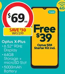 Coles Optus X Plus offer