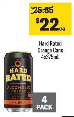 Coles Hard Rated Orange Can offer