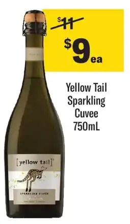 Coles Yellow Tail Sparkling Cuvee offer