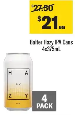 Coles Balter Hazy Ipa Can offer