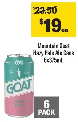 Coles Mountain Goat Hazy Pale Ale Can offer