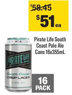 Coles Pirate Life South Coast Pale Ale Can offer