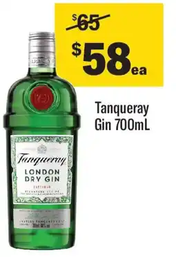 Coles Tanqueray Gin offer