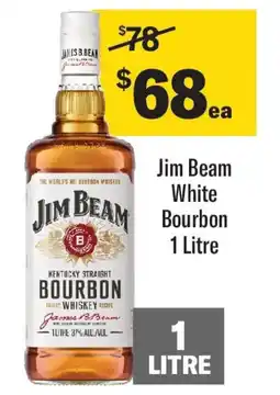 Coles Jim Beam White Bourbon offer
