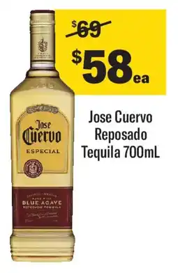 Coles Jose Cuervo Reposado Tequila offer