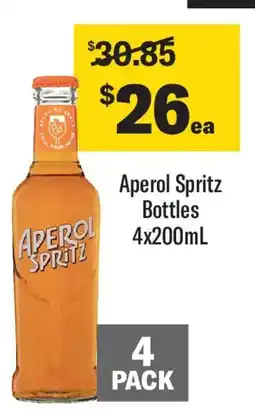 Coles Aperol Spritz Bottle offer