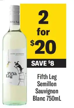 Coles Fifth leg semillon sauvignon blanc offer