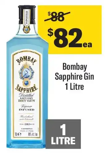 Coles Bombay Sapphire Gin offer