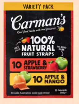 ALDI Carman's Fruit Straps offer