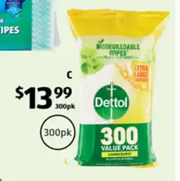 ALDI Dettol Biodegradable Wipes offer