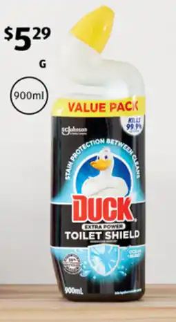 ALDI Duck Extra Power Toilet Shield offer