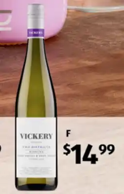ALDI Vickery Clare & Eden Valley Riesling 2025 offer