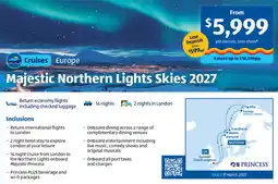 ALDI Majestic Northern Lights Skies 2027 offer