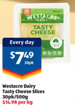 ALDI Westacre Dairy Tasty Cheese Slices offer