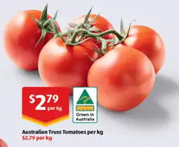 ALDI Australian Truss Tomatoes per kg offer